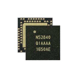 1 pcs : NRF52840-QIAA-F-R7 - IC RF TXRX+MCU 802.15.4 73QFN