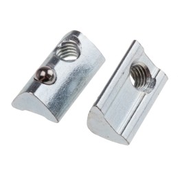 1 Bag of 10 - RS PRO M5 T-Slot Nut Connecting Component, Strut Profile 30 mm, Groove Size 6mm