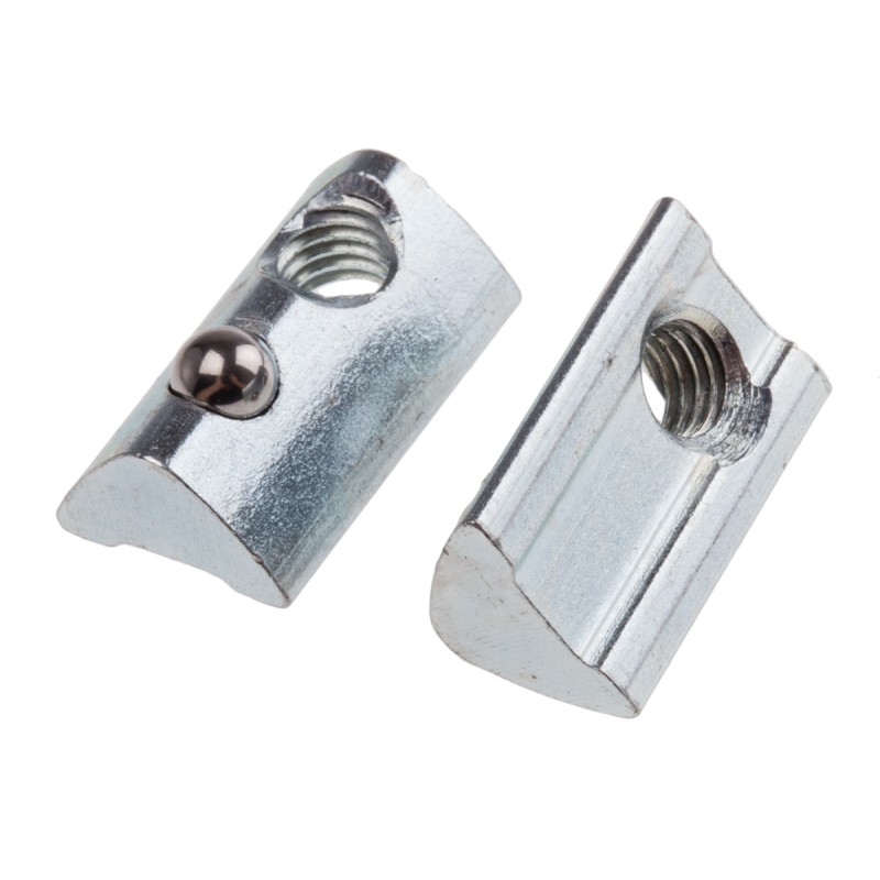 1 Bag of 10 - RS PRO M5 T-Slot Nut Connecting Component, Strut Profile 30 mm, Groove Size 6mm