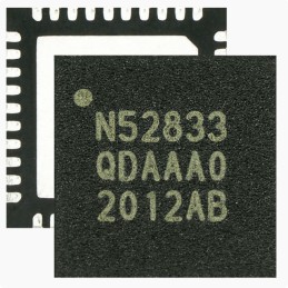 1 pcs : NRF52833-QDAA-B-R7 - IC RF TXRX+MCU 802.15.4 40QFN