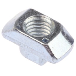 1 Bag of 10 - Bosch Rexroth M8 T-Slot Nut Connecting Component, Strut Profile 40 mm, 45 mm, 50 mm, 60 mm, Groove Size 10mm