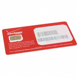 1 pcs : NL-SIM-COM - SIM 4G VERIZON 3FF