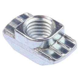 1 Bag of 10 - Bosch Rexroth M8 T-Slot Nut Connecting Component, Strut Profile 40 mm, 45 mm, 50 mm, 60 mm, Groove Size 10mm
