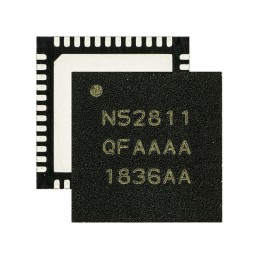 1 pcs : NRF52811-QFAA-R - IC RF TXRX+MCU BLE 48QFN