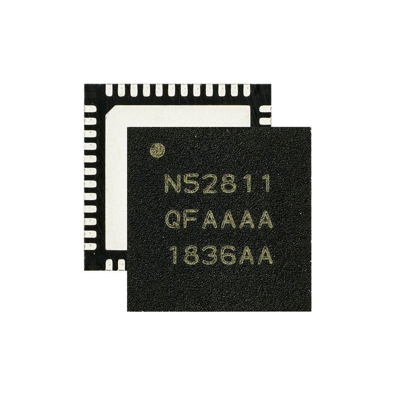 1 pcs : NRF52811-QFAA-R - IC RF TXRX+MCU BLE 48QFN
