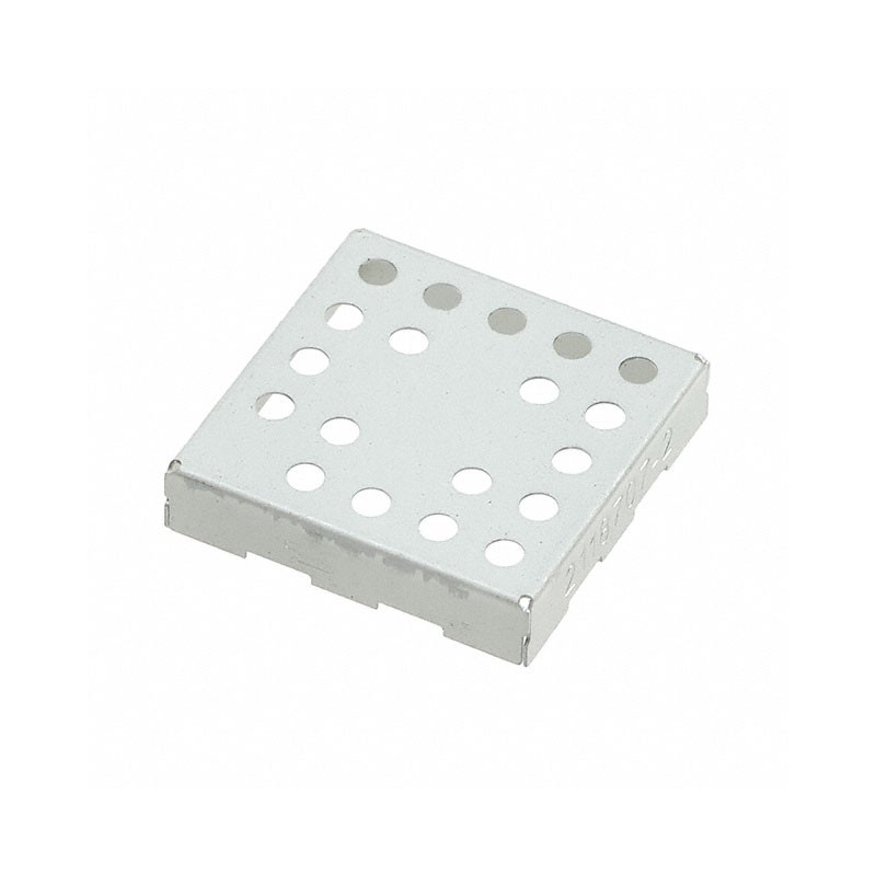 1 pcs : 2118707-2 - RF SHIELD 0.65' X 0.65' SMD 1PC