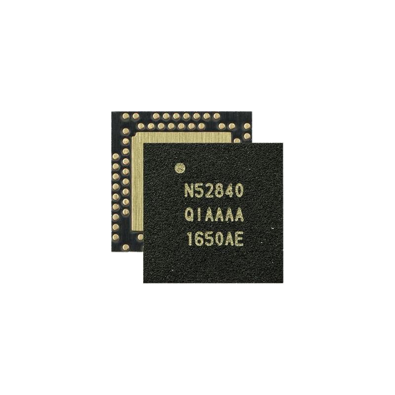 1 pcs : NRF52840-QIAA-F-R - IC RF TXRX+MCU 802.15.4 73QFN