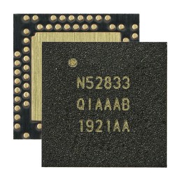 1 pcs : NRF52833-QIAA-R - IC RF TXRX+MCU BLE 73QFN