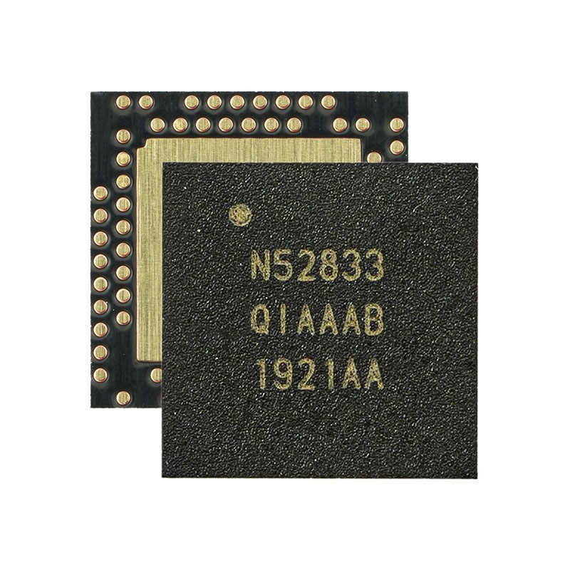 1 pcs : NRF52833-QIAA-R - IC RF TXRX+MCU BLE 73QFN