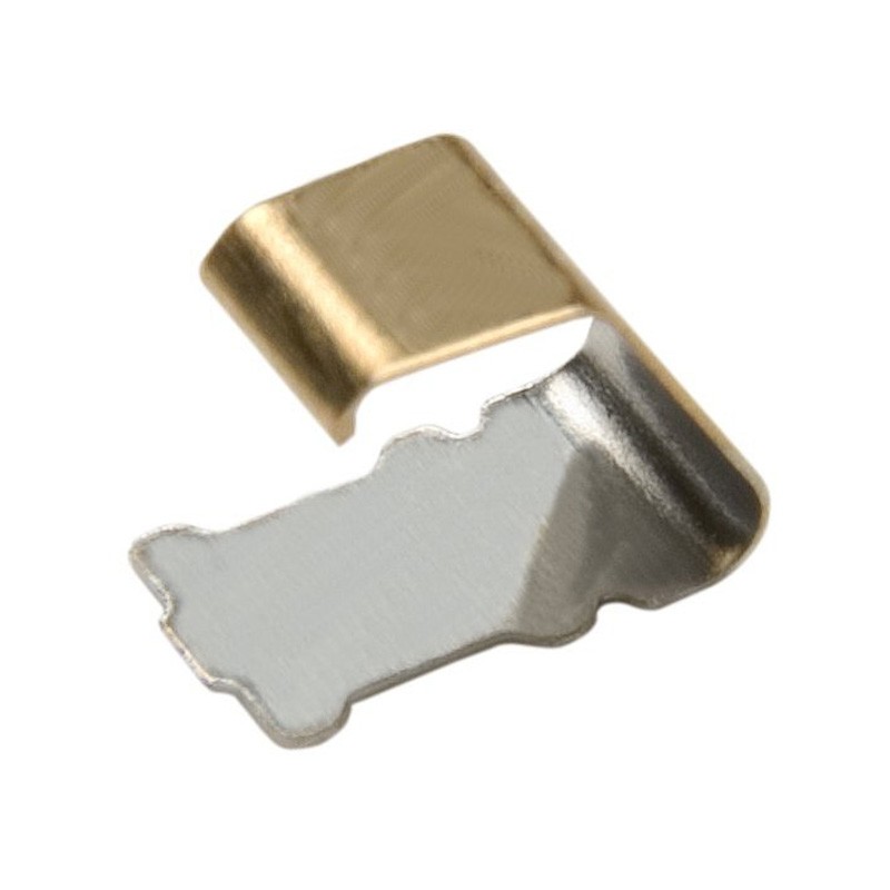 1 pcs : S1791-42R - RFI SHLD FINGER SS GOLD SOLDER