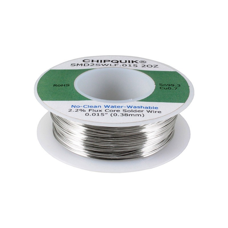 1 pcs : SMD2SWLF.015 2OZ - LF SOLDER WIRE 99.3/0.7 TIN/COPP
