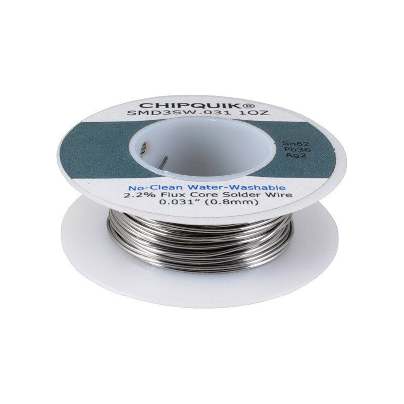 1 pcs : SMD3SW.031 1OZ - SOLDER WIRE 62/36/2 TIN/LEAD/SIL