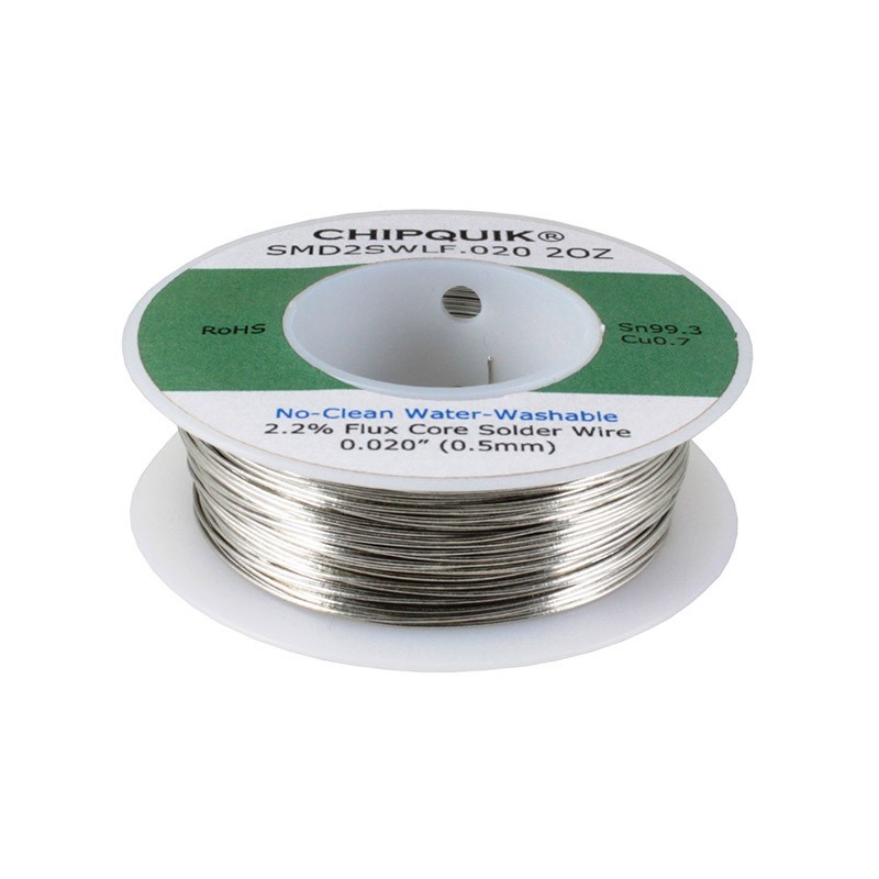 1 pcs : SMD2SWLF.020 2OZ - LF SOLDER WIRE 99.3/0.7 TIN/COPP