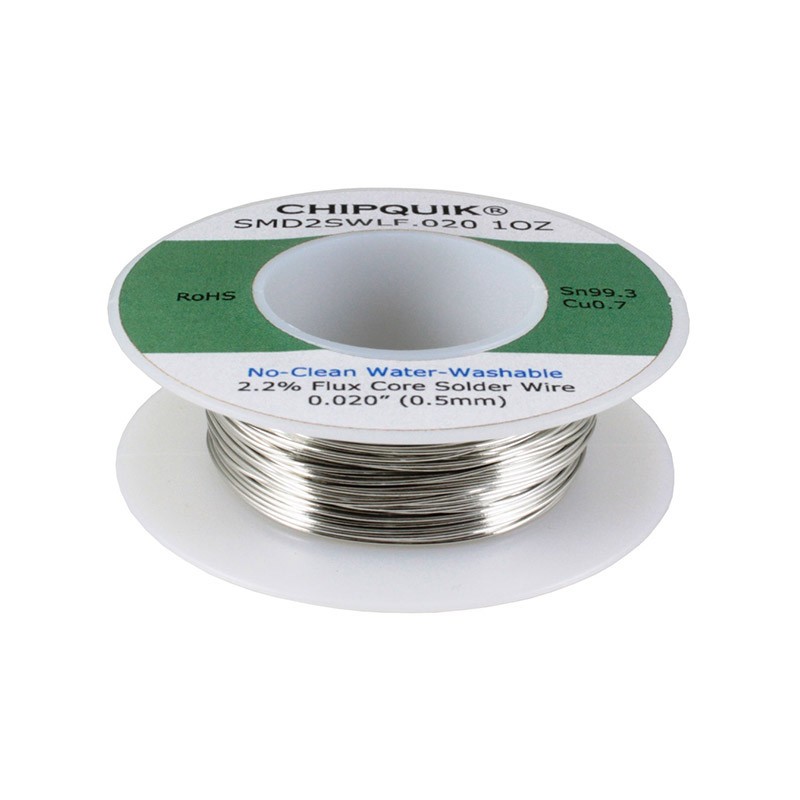 1 pcs : SMD2SWLF.020 1OZ - LF SOLDER WIRE 99.3/0.7 TIN/COPP