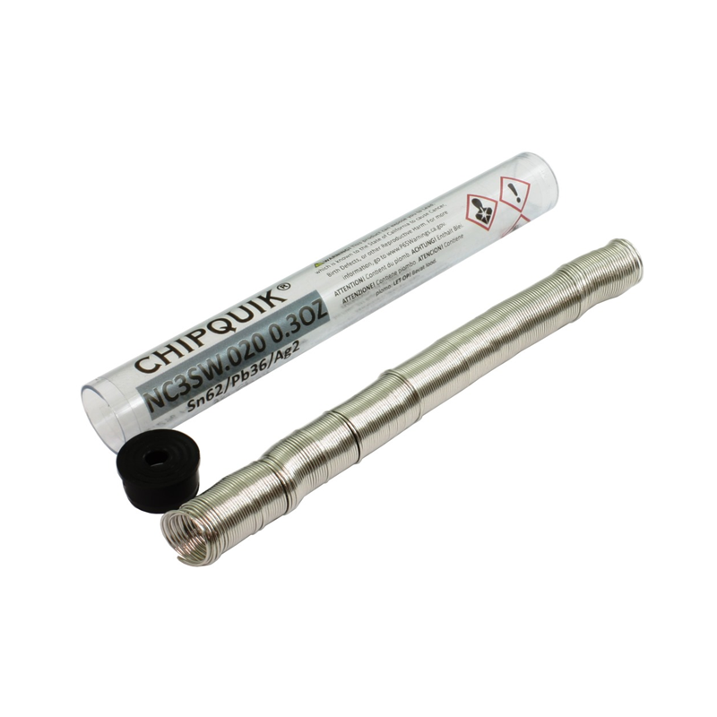 1 pcs : NC3SW.020 0.3OZ - SOLDER WIRE MINI POCKET PACK 62/