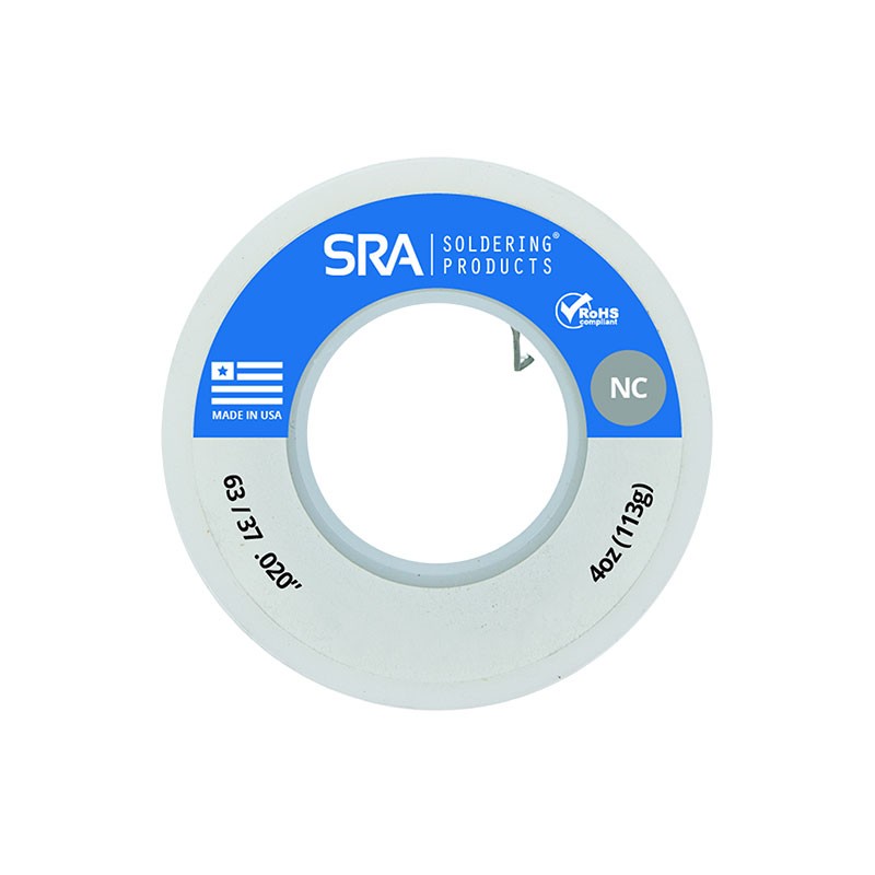 1 pcs : WBNCC633720-4OZ - NO-CLEAN FLUX CORE SOLDER, 63/37