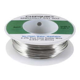 1 pcs : SMD2SWLF.031 2OZ - LF SOLDER WIRE 99.3/0.7 TIN/COPP