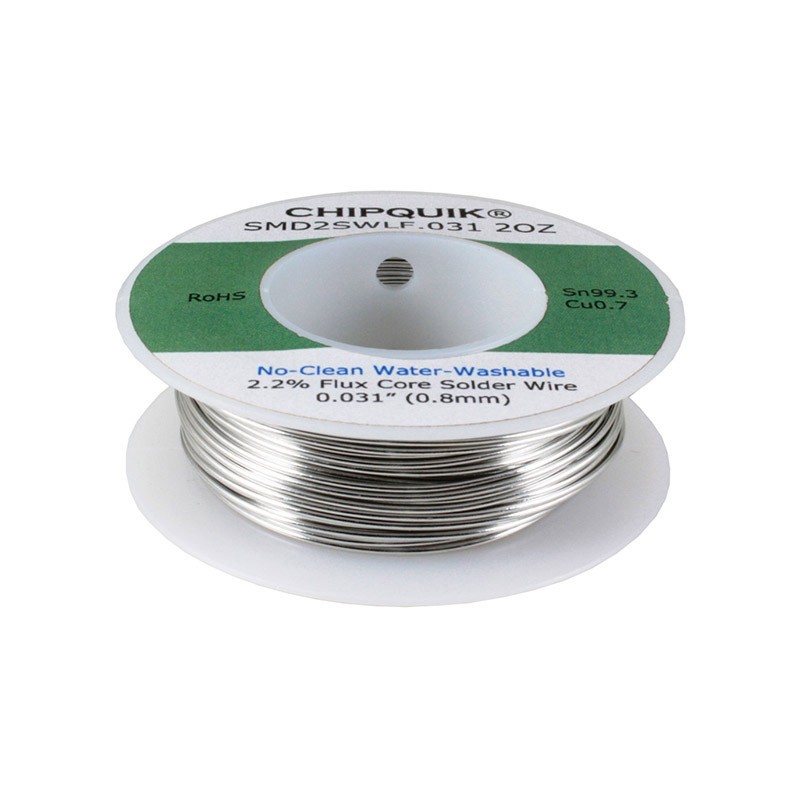 1 pcs : SMD2SWLF.031 2OZ - LF SOLDER WIRE 99.3/0.7 TIN/COPP