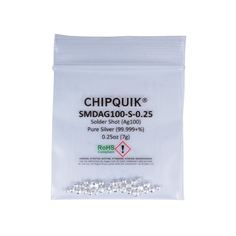 1 pcs : SMDAG100-S-0.25 - SOLDER SHOT AG100 0.25OZ 7G