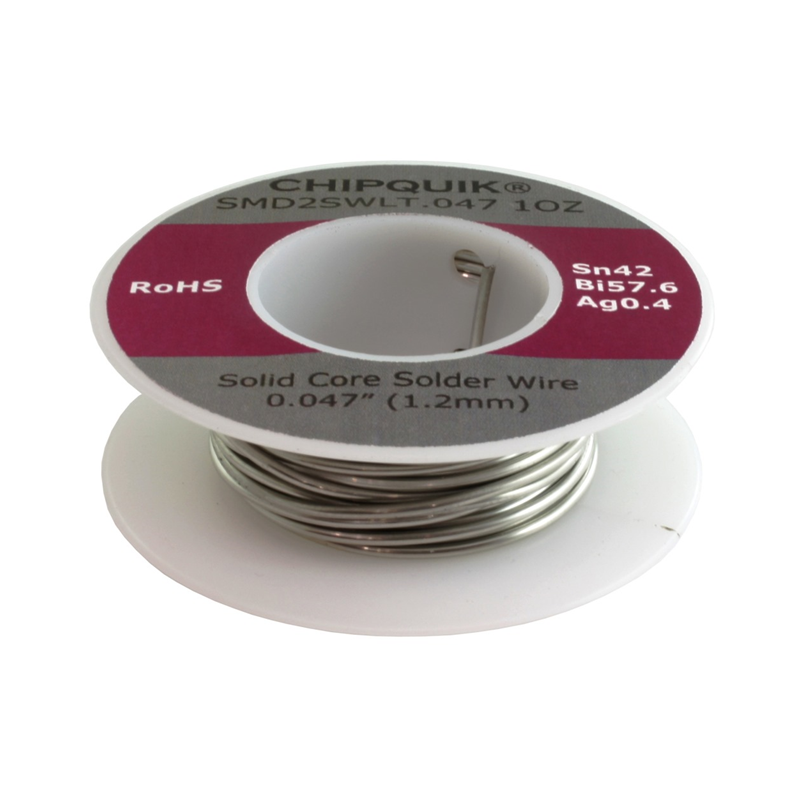 1 pcs : SMD2SWLT.047 1OZ - SOLDER WIRE SN42/BI57.6/AG0.4 .0