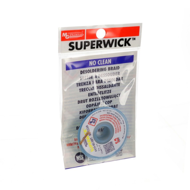 1 pcs : 424-NS-10FT - SUPERWICK - 2 YELLOW, STATIC FR