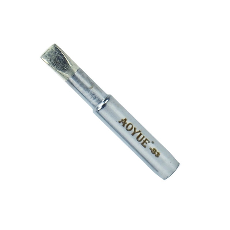 1 pcs : AOT-S3 - CHISEL SOLDERING IRON TIP S3