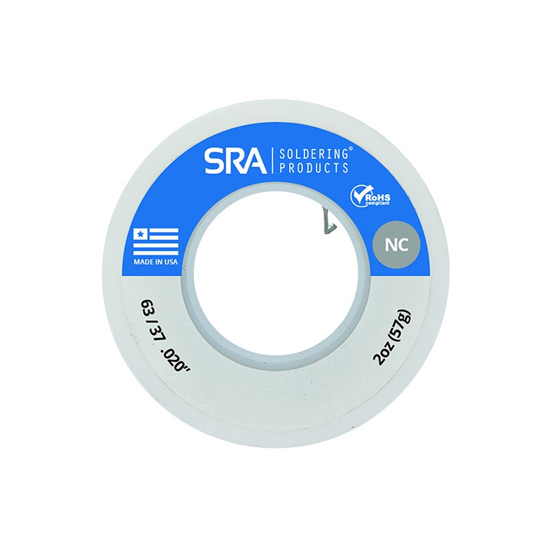 1 pcs : WBNCC633720-2OZ - NO-CLEAN FLUX CORE SOLDER, 63/37