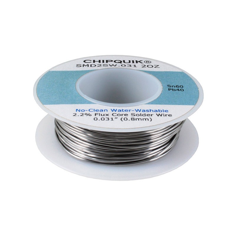 1 pcs : SMD2SW.031 2OZ - SOLDER WIRE 60/40 TIN/LEAD NO-CL