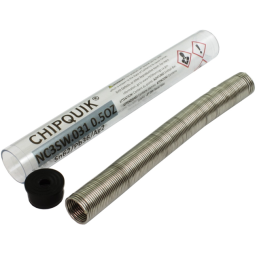 1 pcs : NC3SW.031 0.5OZ - SOLDER WIRE MINI POCKET PACK 62/