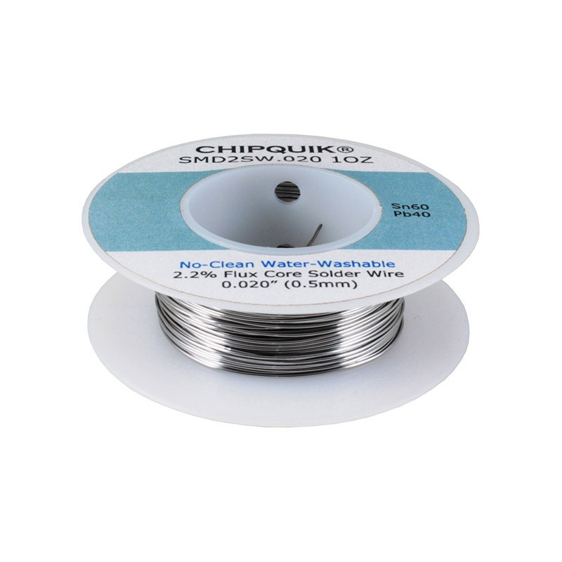 1 pcs : SMD2SW.020 1OZ - SOLDER WIRE 60/40 TIN/LEAD NO-CL