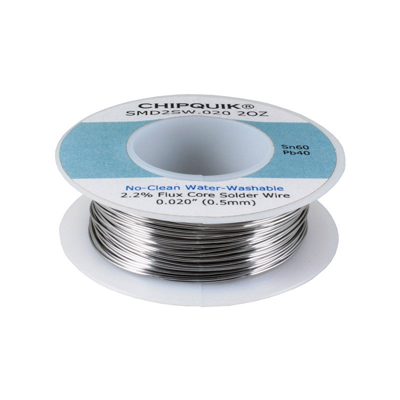 1 pcs : SMD2SW.020 2OZ - SOLDER WIRE 60/40 TIN/LEAD NO-CL