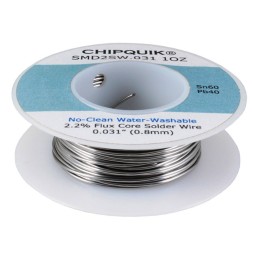 1 pcs : SMD2SW.031 1OZ - SOLDER WIRE 60/40 TIN/LEAD NO-CL