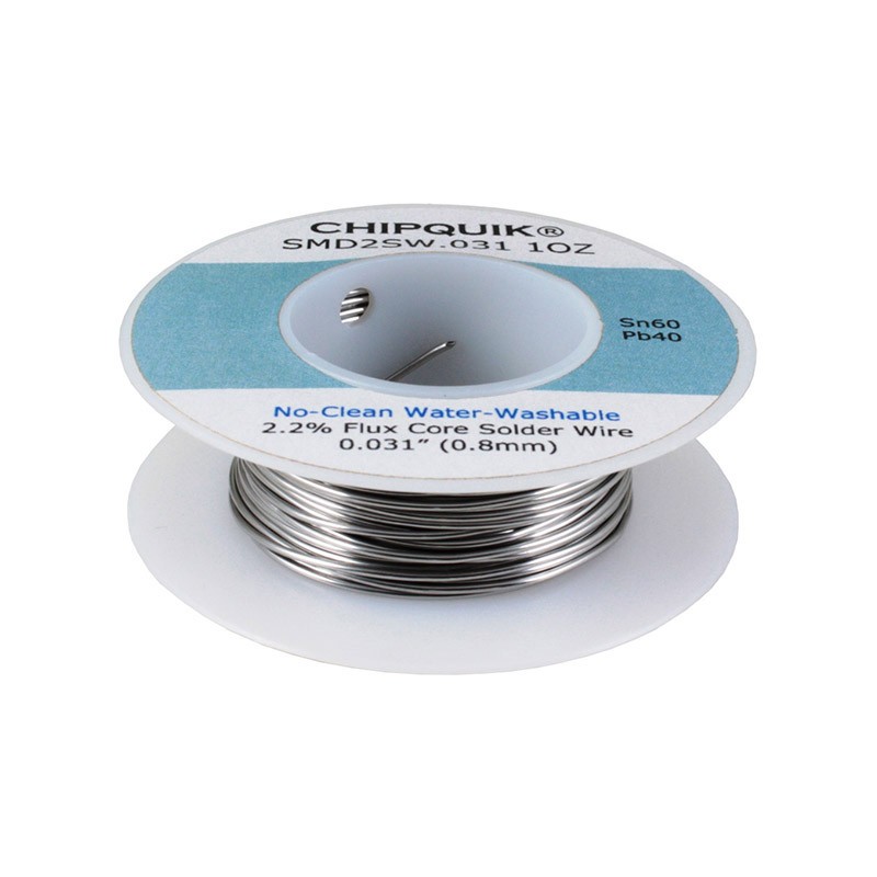 1 pcs : SMD2SW.031 1OZ - SOLDER WIRE 60/40 TIN/LEAD NO-CL