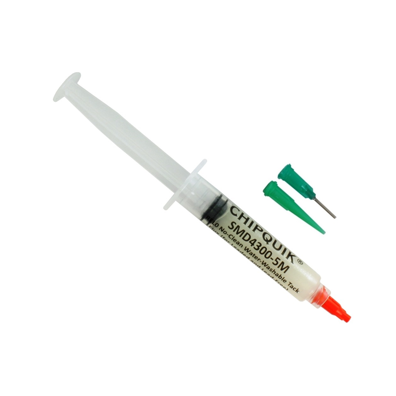 1 pcs : SMD4300-5M - NO-CLEAN WATER-WASHABLE W/ TIPS