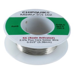 1 pcs : RASWLF.015 1OZ - LF SOLDER WIRE 96.5/3/0.5 TIN/SI