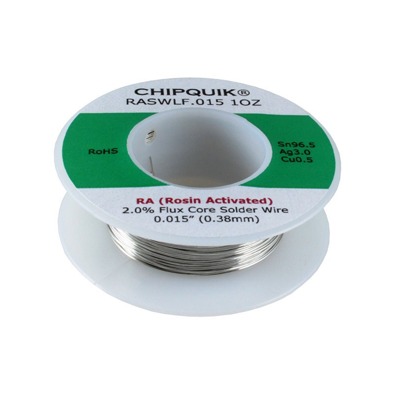 1 pcs : RASWLF.015 1OZ - LF SOLDER WIRE 96.5/3/0.5 TIN/SI