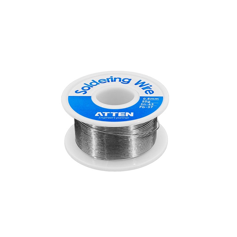 1 pcs : 5897 - MINI LEADED SOLDER SPOOL - 0.8MM