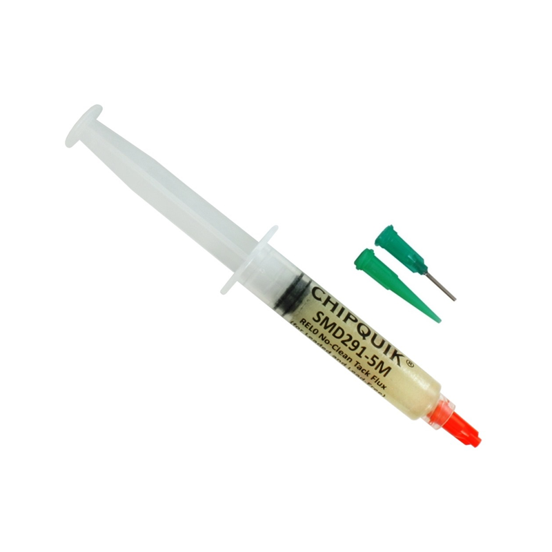 1 pcs : SMD291-5M - NO-CLEAN TACK FLUX W/ TIPS