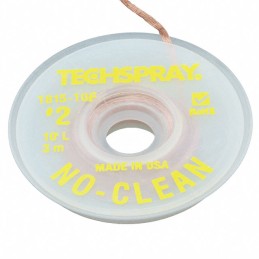 1 pcs : 1815-10F - DESOLDER BRAID NO-CLN 0.055' 10'