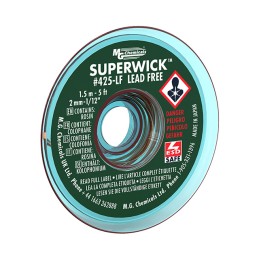 1 pcs : 425-LF - DESOLDER BRAID ROSIN 0.075' 5'