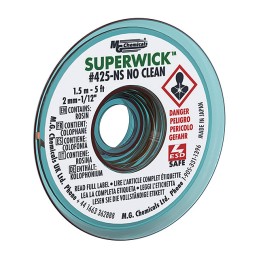 1 pcs : 425-NS - DESOLDER BRAID NO-CLN 0.075' 5'