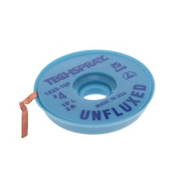 1 pcs : 1833-10F - DESOLDER BRAID UNFLUX 0.098' 10'