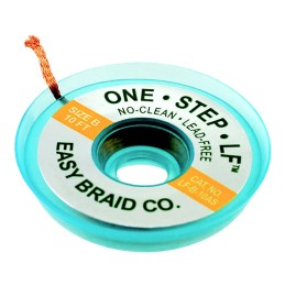 1 pcs : LF-B-10AS - DESOLDER BRAID ROSIN 0.05' 10'