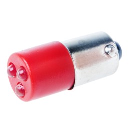 1 pcs - RS PRO Red Panel Mount Indicator, 130V ac, 25 x 10mm Mounting Hole Size