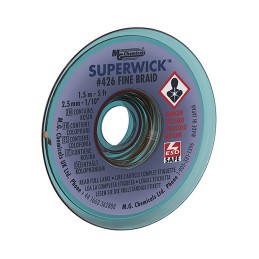 1 pcs : 426 - DESOLDER BRAID ROSIN 0.1' 5'