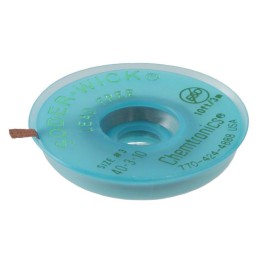1 pcs : 40-3-10 - DESOLDER BRAID ROSIN 0.08' 10'