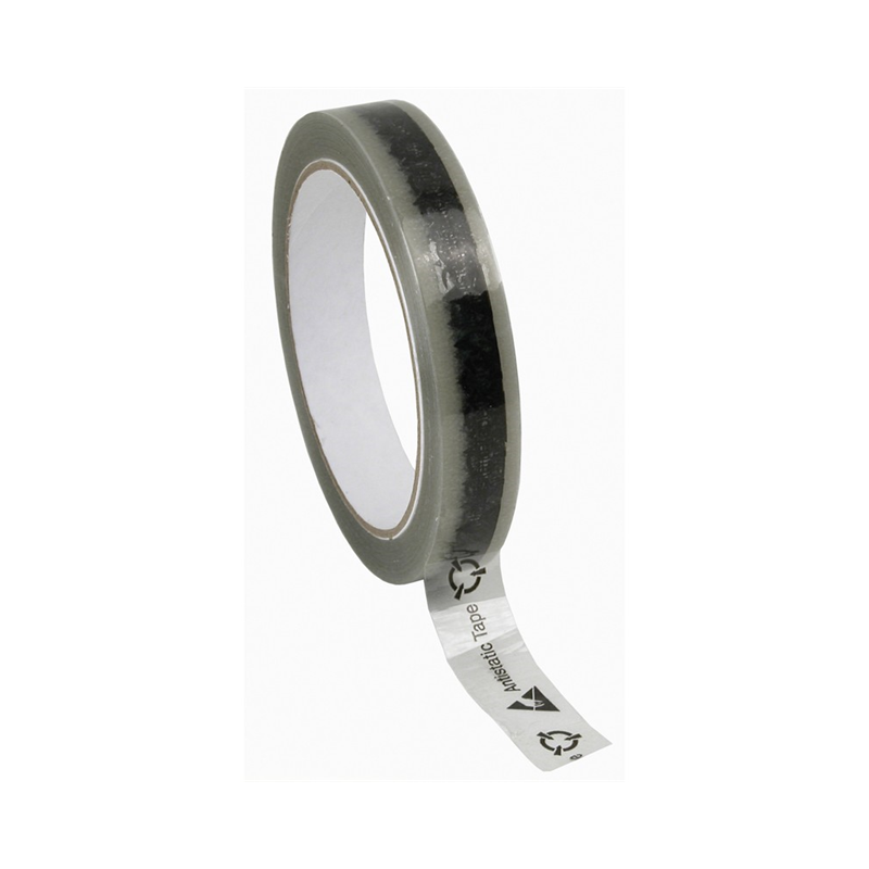1 pcs : 81228 - TAPE ANTISTAT CLR/BLK 3/4'X72YDS