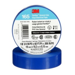 1 pcs : 165BL4A - TAPE CONF VINYL BLUE 3/4'X20YDS