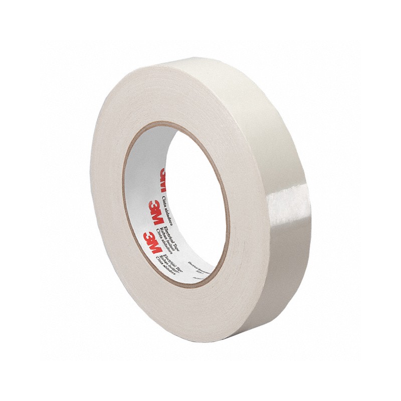 1 pcs : 46-TRANSLUCENT-1/4'X60YD - TAPE ELECTRICAL WHITE 1/4'X60YDS