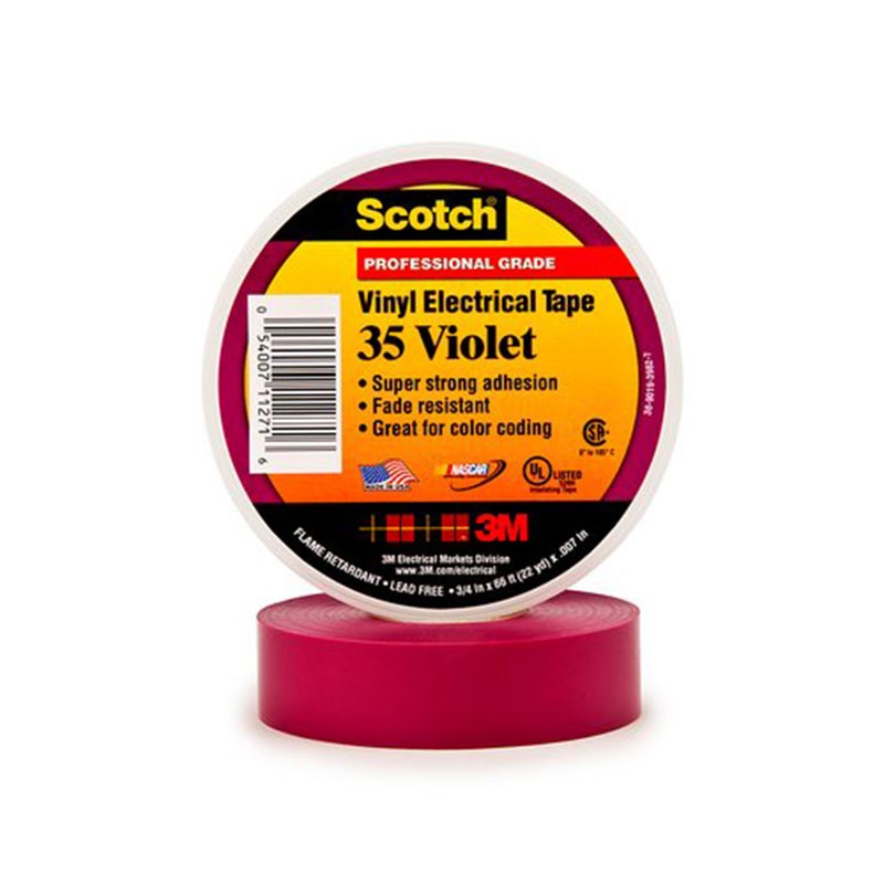 1 pcs : 35-VIOLET-1/2 - TAPE ELEC VIOLET 1/2'X6.7YDS